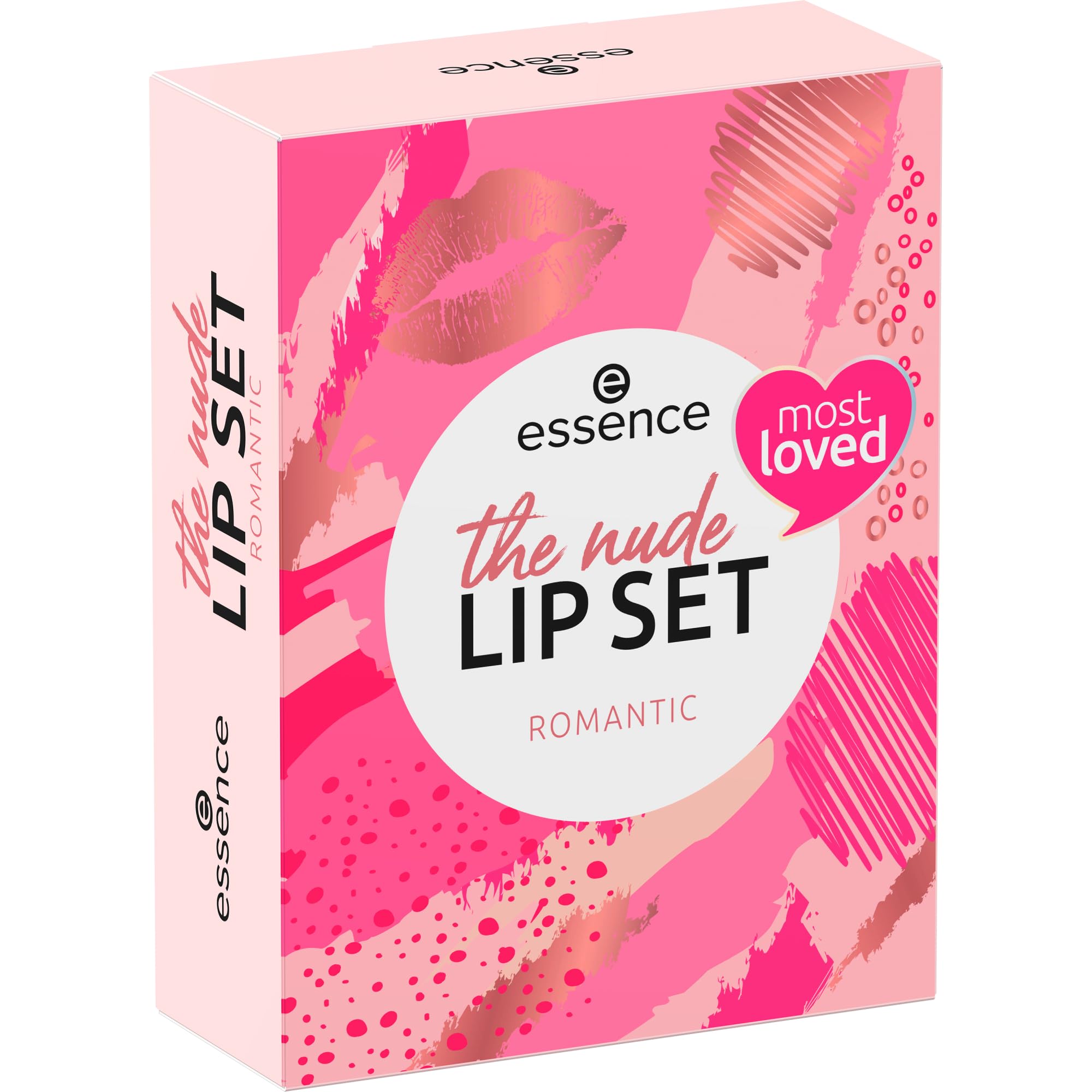 essence cosmetics The nude lip set romantico, set regalo per donne