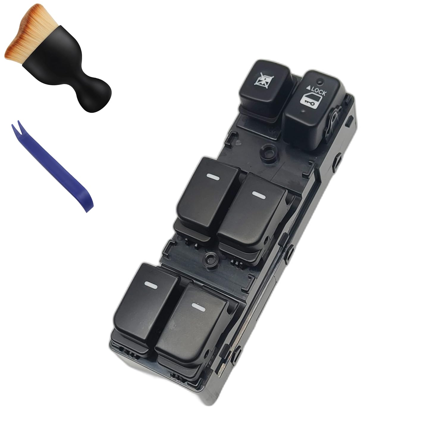 Master Power Window Switch Compatible with Kia Forte 2010-2013, Replaces OEM 93570-1M100WK, 935701M100WK,