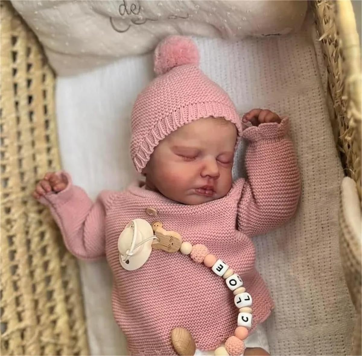 Anano Reborn Baby Dolls Silicone Full Body 20 Inch Realistic Baby Doll Girl, Full Silicone Babys Doll - Image 4