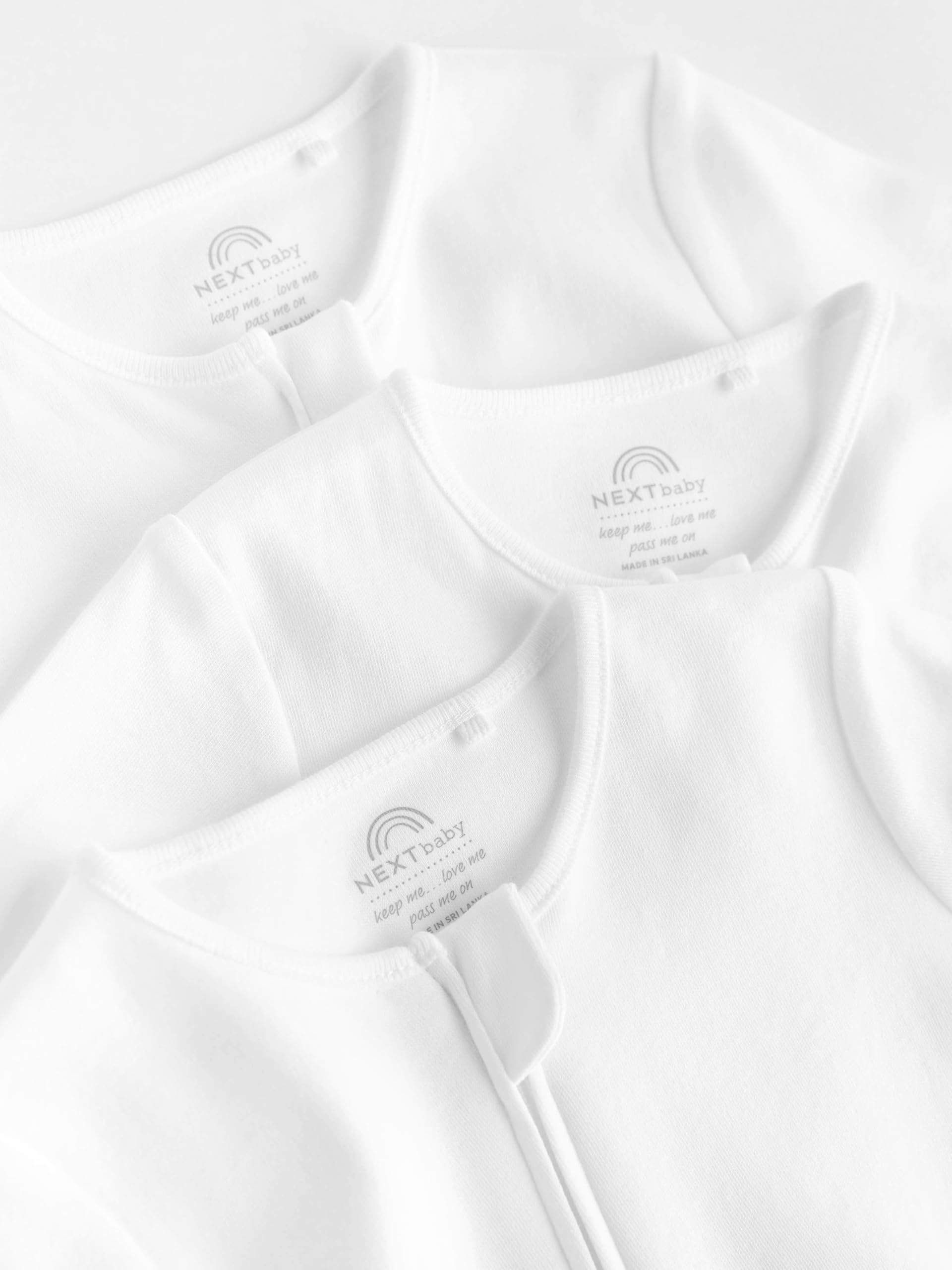 NEXT Bébé Dors-Bien Essentiel 100% Coton zippé pour bébé, Lot de 3