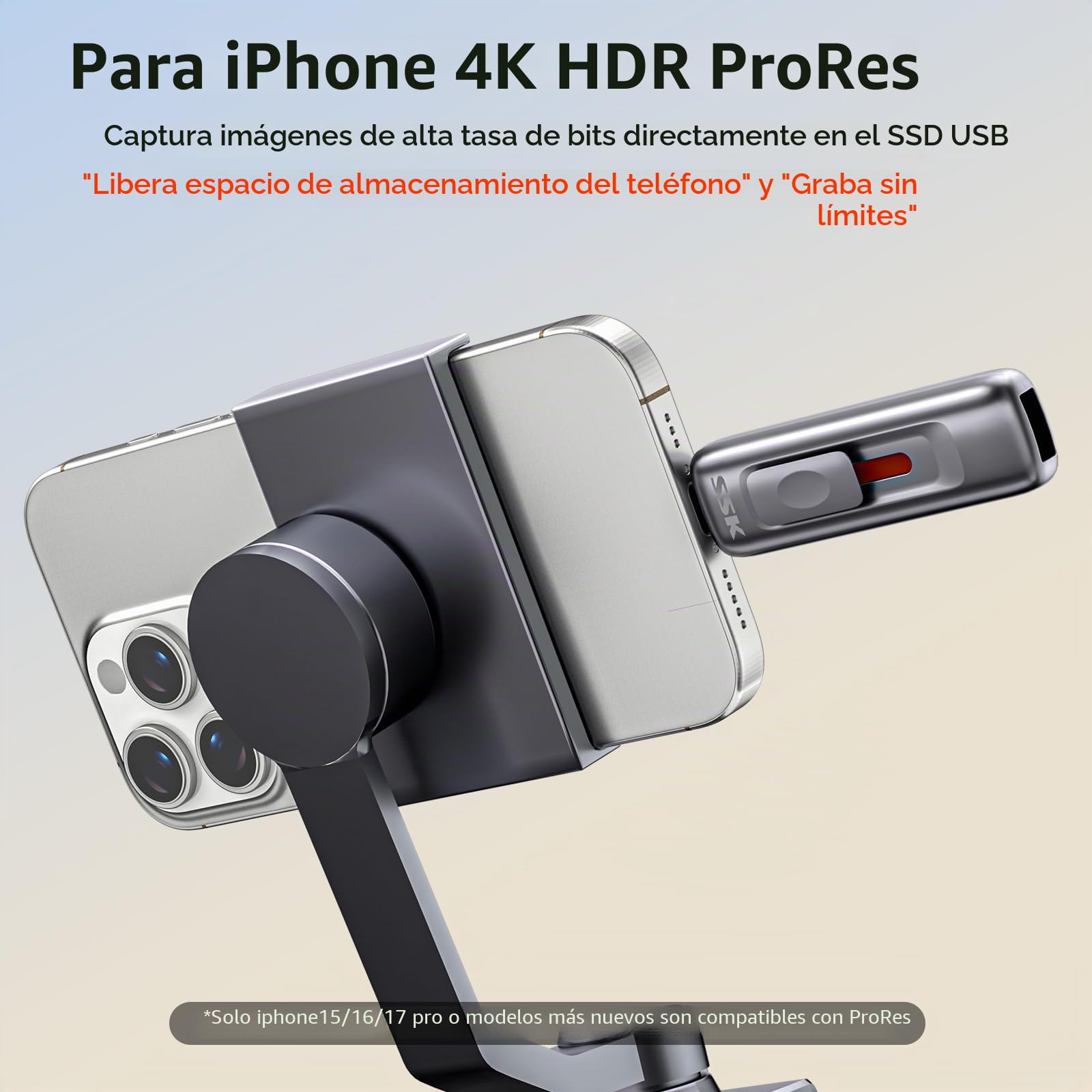 SSK USB C Pendrive 1 TB, Velocidad de Lectura y Escritura de 1000 MB/s, Dual Tipo-C + USB 3.2 Gen2 Memoria USB para iPhone 15/16, Android Phone/Tablet/Windows/Mac