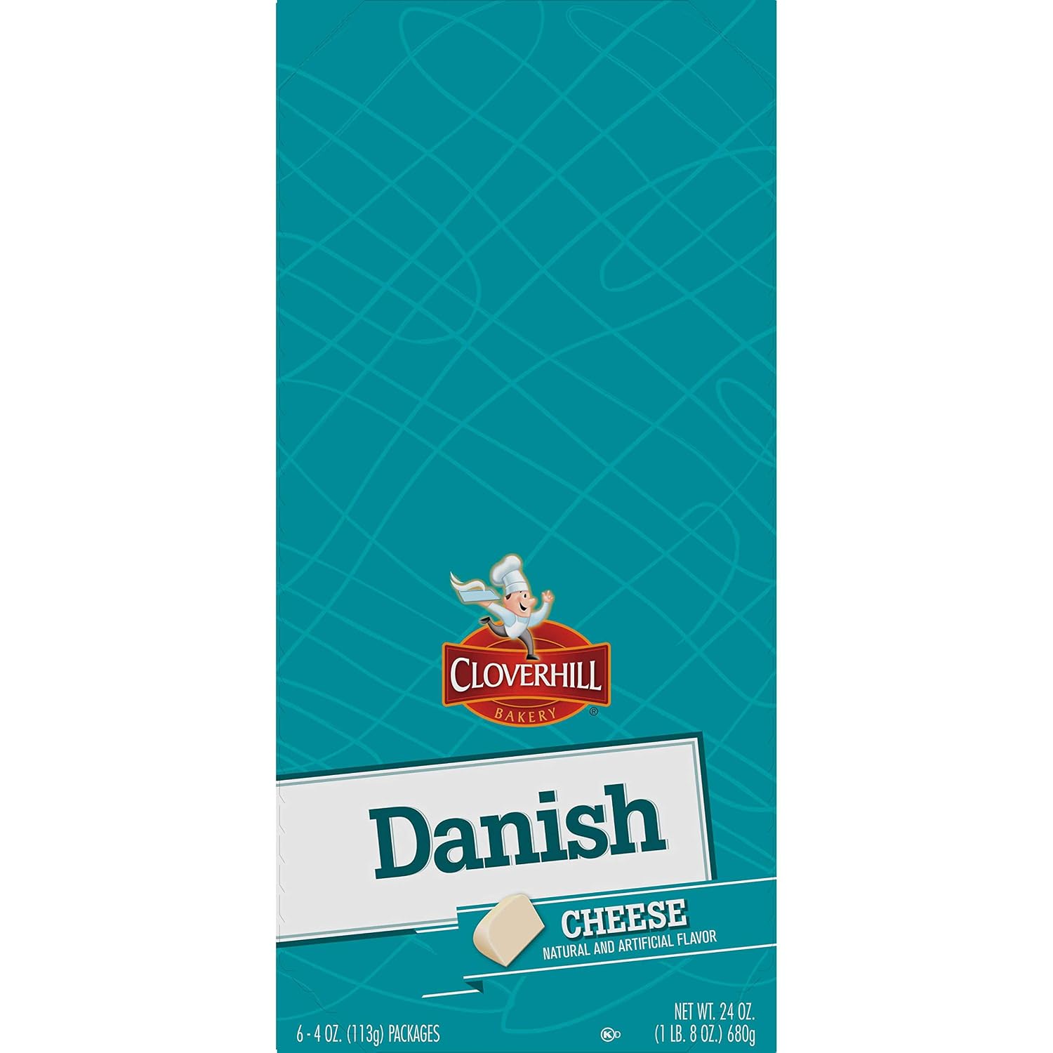 Cloverhill Cheese Danish 16 Count