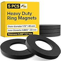 Vista 25 de Imanes cuadrados de cerámica fuertes con respaldo adhesivo (0.6x0.16"/15x4mm, 20 piezas) – Imanes adhesivos de servicio pesado, no corrosivos