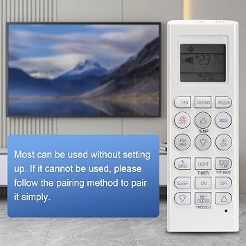Universal AC Remote Fit for LG Air Conditioner A/C Controller Most Models