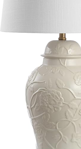 Miniatura 6 de JONATHAN Y JYL6604A Naiyou - Lámpara LED clásica tradicional de cerámica de 29.5 pulgadas, lámpara de mesa de noche para dormitorio, sala de estar,