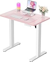 Vista 30 de ErGear Escritorio eléctrico de pie ajustable en altura, escritorio de pie de 48 x 24 pulgadas, escritorio de oficina en casa con memoria para Marrón