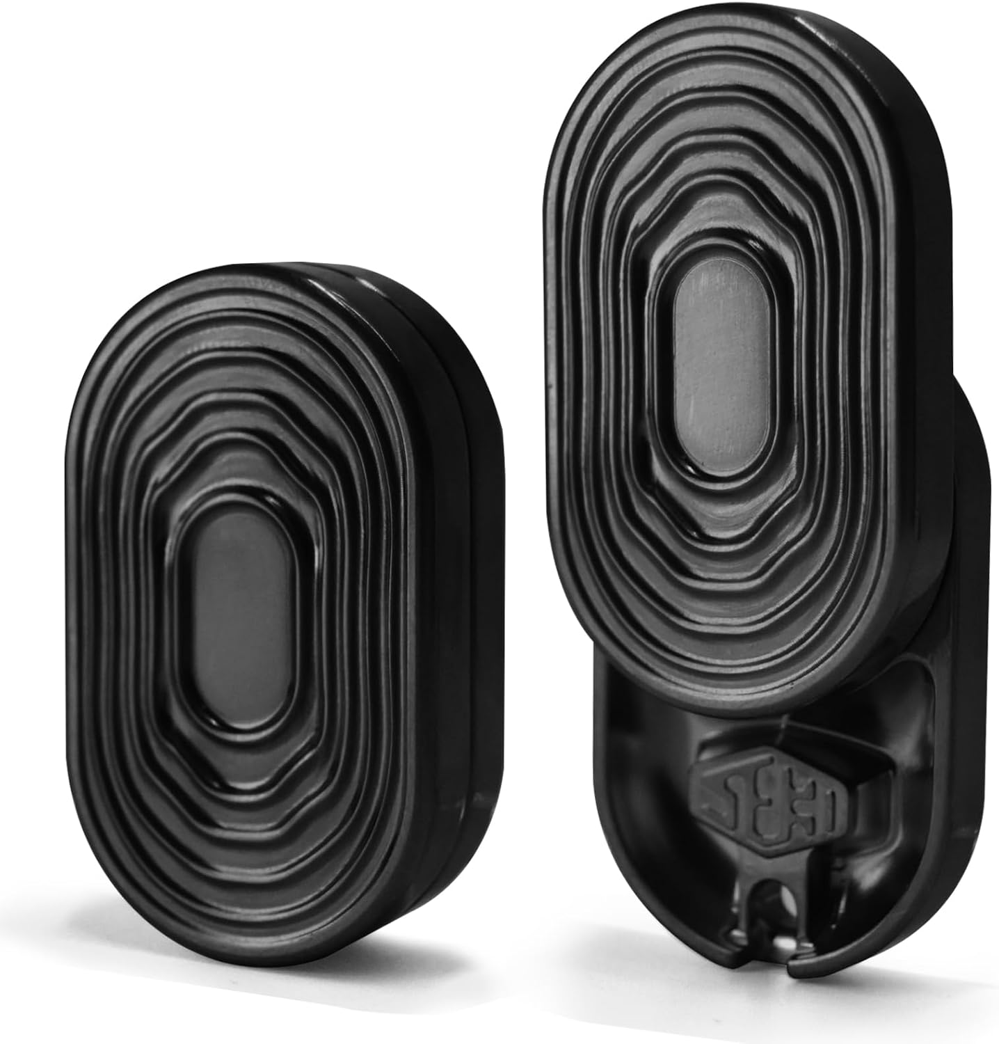 Ripple Mechanical Fidget Slider, Stainless Steel EDC Fidget Toys with Retchet-Like Sound, Great Gadgets for Men Executive Desk Toys for Stay Focus & Anxiety Relief (Black)