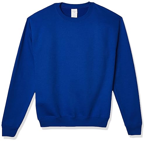 Hanes Boys' EcoSmart Sweatshirt, Cotton Crewneck Pullover, Kids' Fleece Sweatshirt