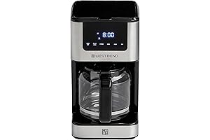 West Bend 6-Cup Iced Tea Maker with Brew Strength Selector and Glass Carafe