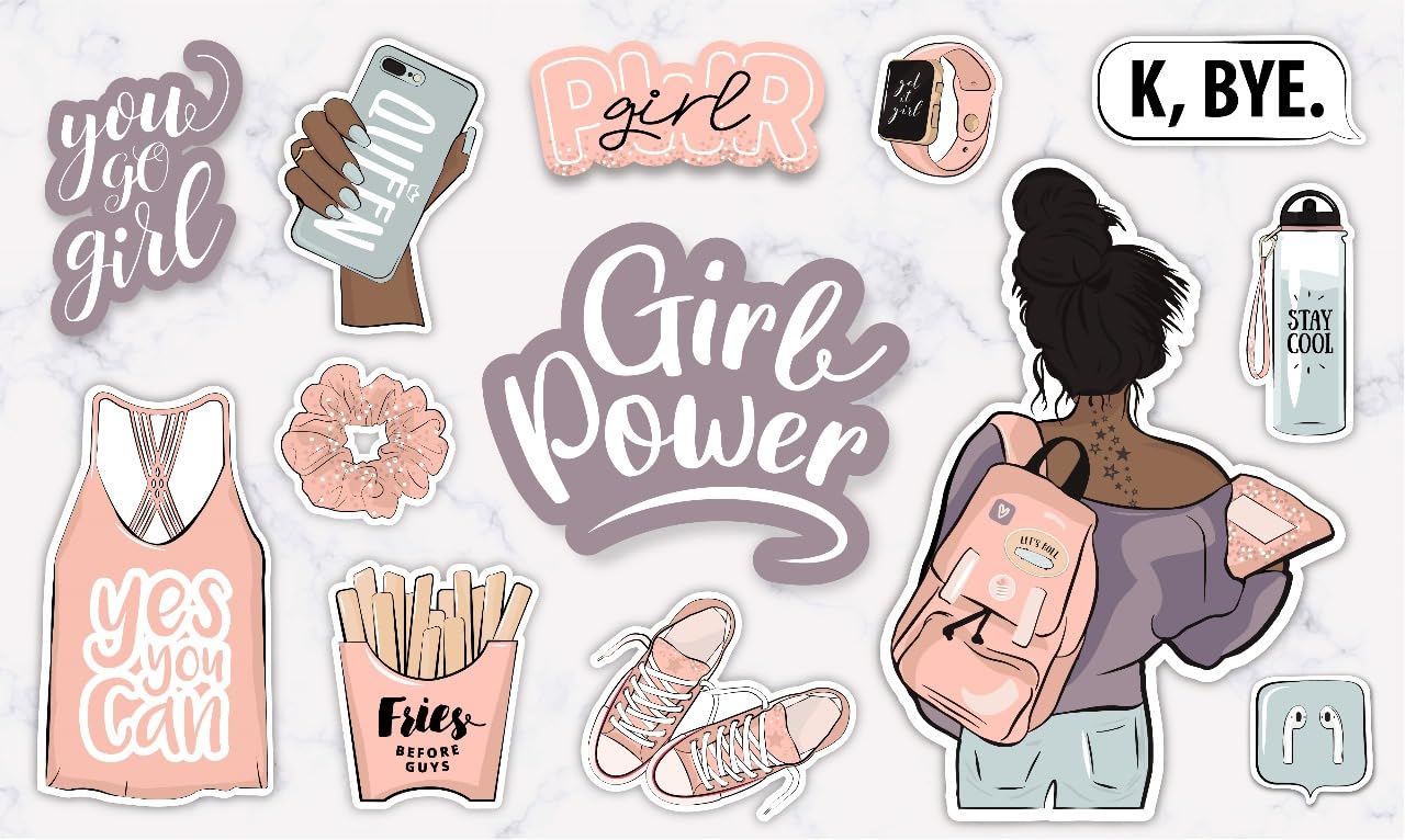 Shivoid Laptop Stickers for Journal Supplies Kit, Phone Case, Quotes Stickers for Scrapbook, Cute Aesthetic Korean Accessories for Girls, Vinyl, Self Adhesive (Style 3) (B0CPJ1TJY3) Amazon Price History, Amazon Price Tracker