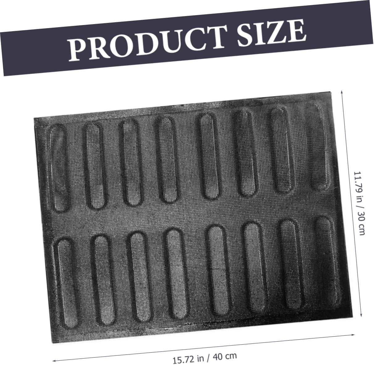 Alipis 1piece Multi-function Silicone Baking Pan for Homemade French Bread Non-stick Cavity Hot Dog Bread Mold for Baking Picnics and Special Occasions