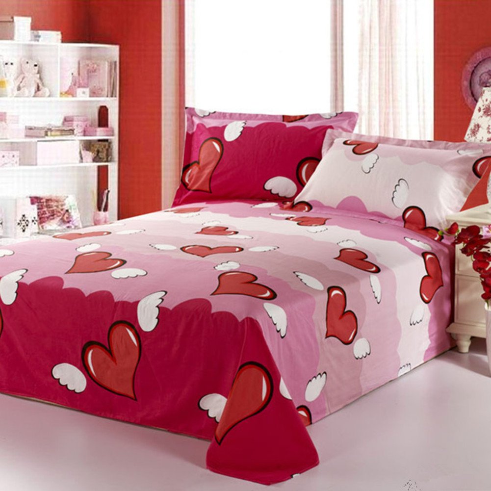 Draps en coton anti-chaleur : drap double 230x250cm en sergé de lin respirant