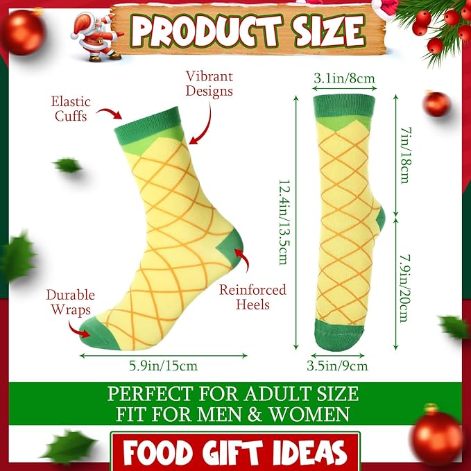 Ramede Calcetines Divertidos de Helado para Mujer Set de Regalo miniatura 4