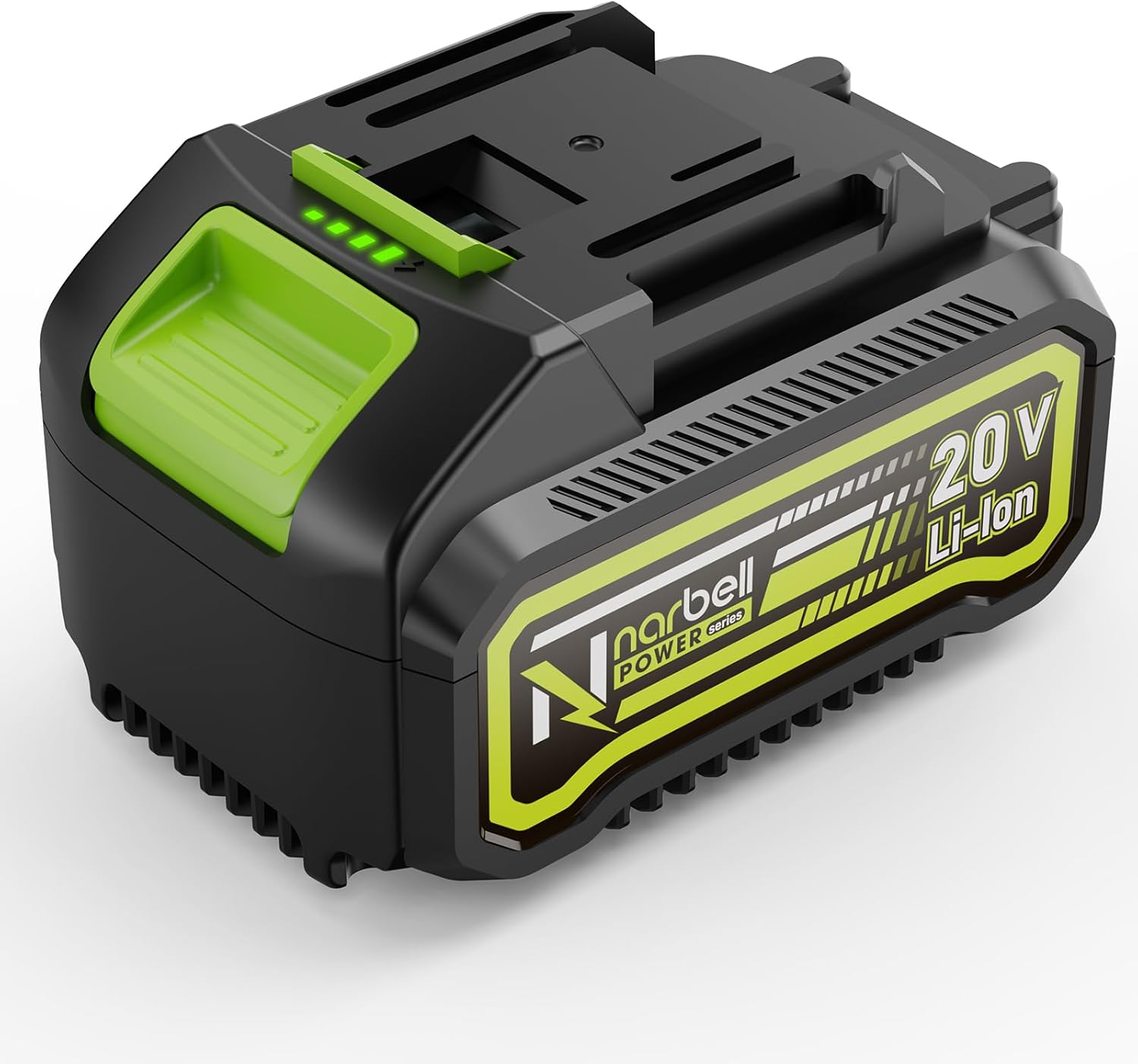Narbell Battery 20V 4.0Ah, Replacement Lithium-ion Battery Cordless Leaf Blower, Lithium Ion Replacement for Makita 18V Compatible with Makita 18v Tools, Long Life Work