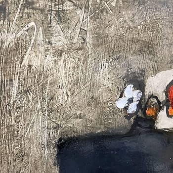 Amazon.co.jp: 真作保証栗原一郎「はな」油彩6号 直筆サイン