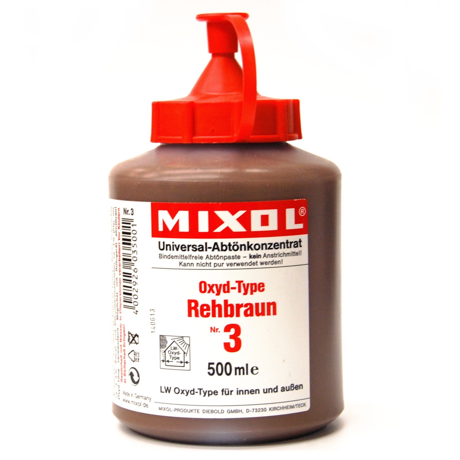 Mixol MIXOL 4002926035001 Concentré de teinte universel # 3 Oxyd-Rehbraun