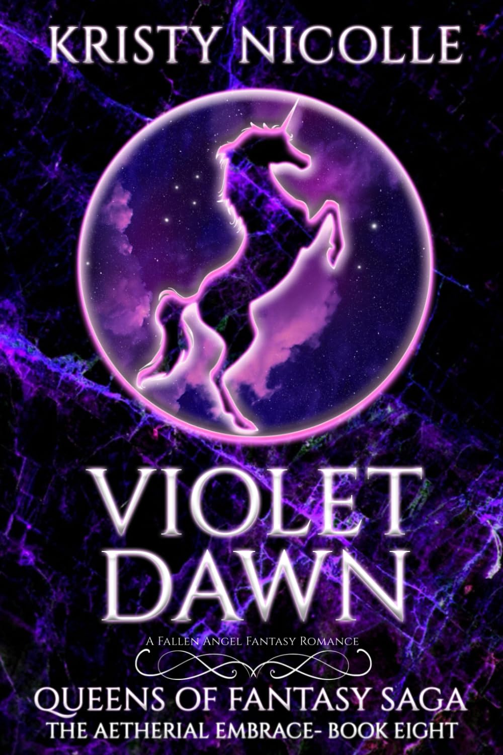Violet Dawn: A Fallen Angel Fantasy Romance: 8 (Queens Of Fantasy Saga)
