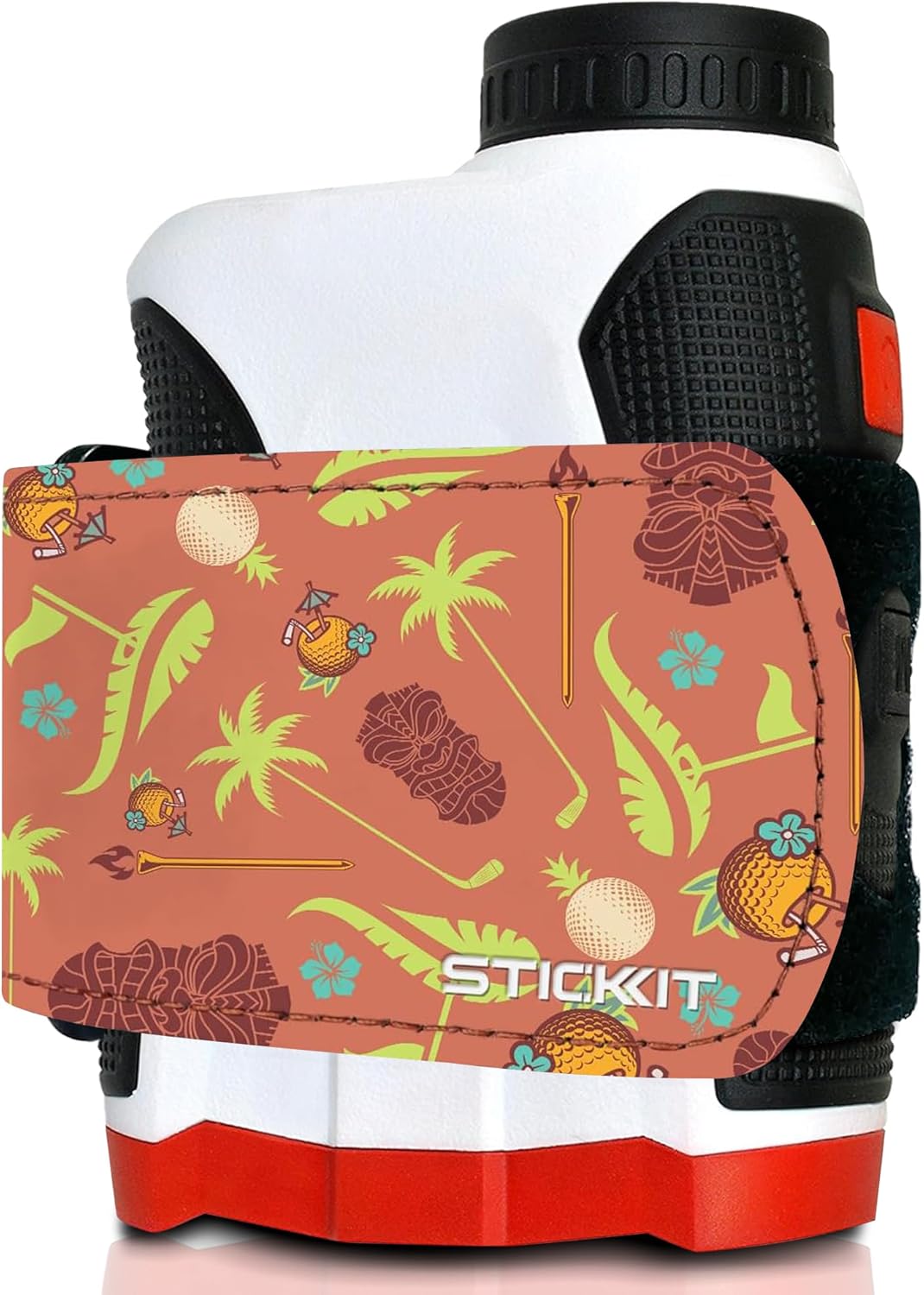 STICKIT Magnetic Rangefinder Strap | Strong Magnet Securely Holds to Golf Carts and Golf Clubs for Easy Access | Slim, Form Fitting, Size Adjustable