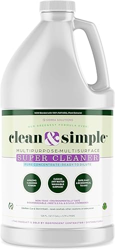 Limpiador doméstico multiusos, limpio y simple, concentrado de Sierra Solutions