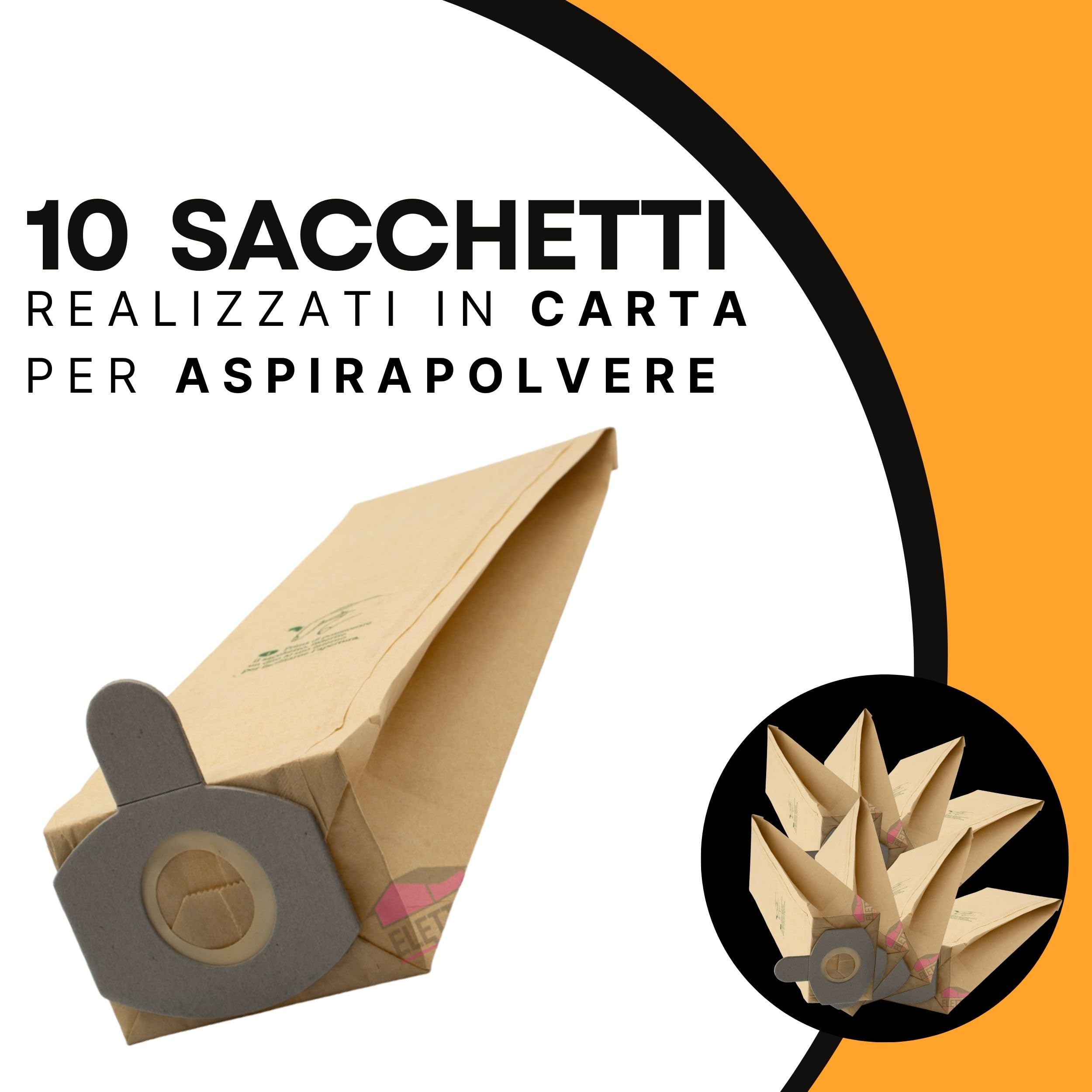 PakTrade 10 Sacchetti per Aspirapolvere 10 Profumi Filtro per Aspirapolvere Philips HR8504