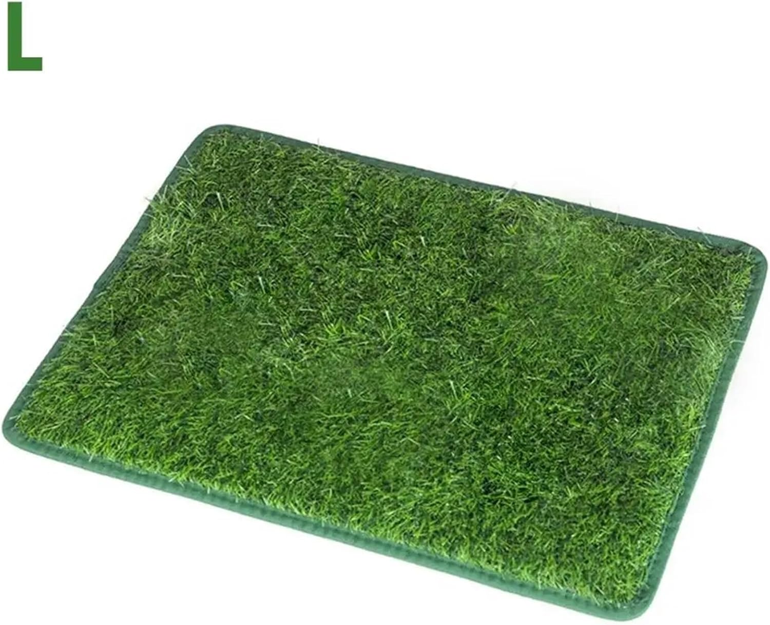 1pcs Grass Pee Pads for Dogs Pet Artificial Lawn Mat for Training Puppy Pee Indoor Outdoor Leak Proof Washable Non Slip Dogs Toilet Tray Tool(Large)