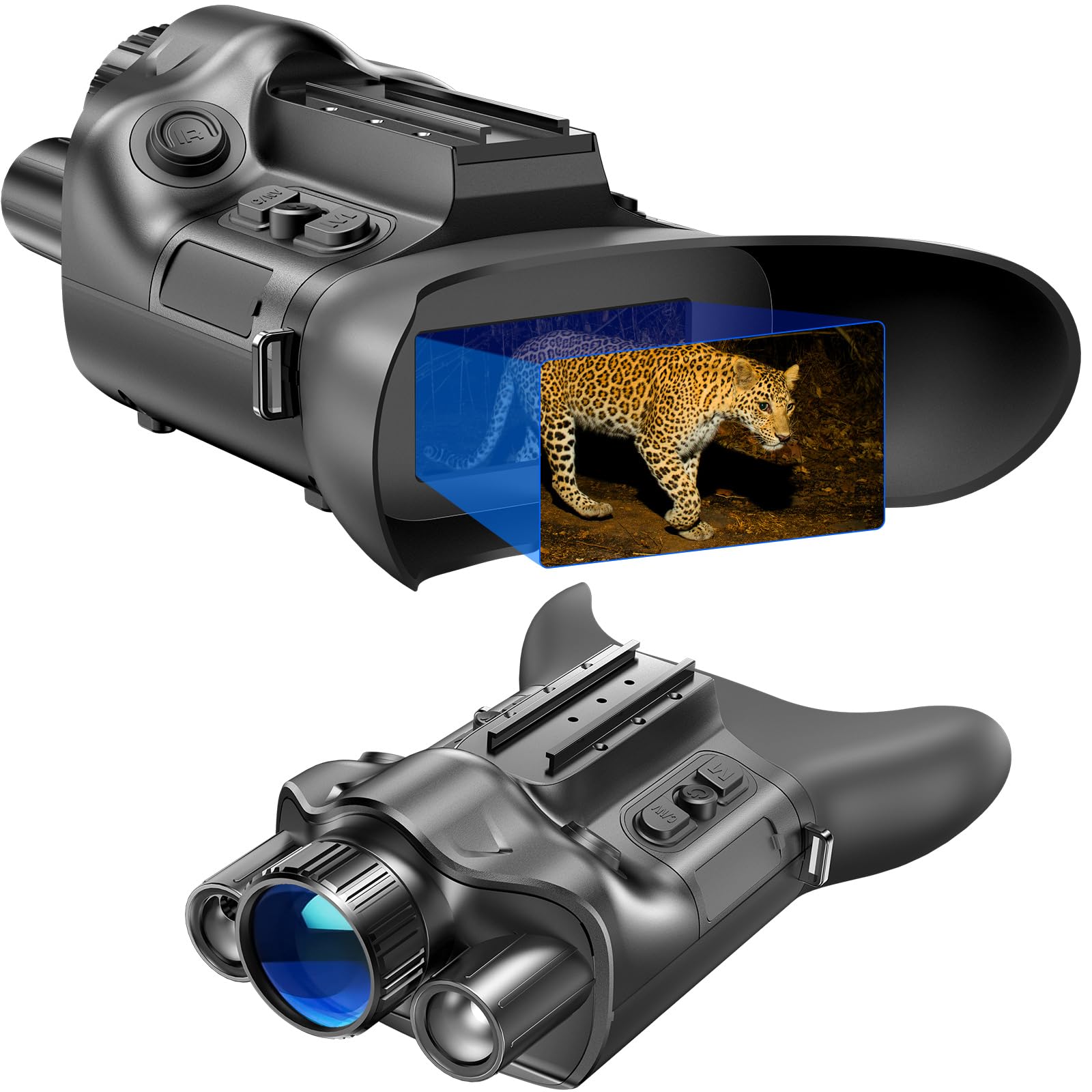 Jumelles 1080p, Vision Nocturne Infrarouge, Zoom 5x, Fonctionnement Jour/nuit, Prise De Photos Et De Videos Avec Zoom Numerique Ideales Pour Les Voyages E P18568355