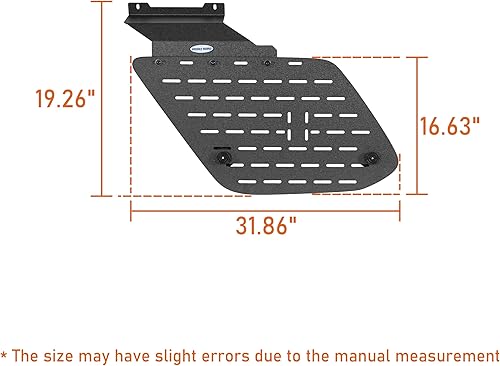 Miniatura 9 de u-Box Kit de panel Molle exterior de ventana trasera, sistema modular de panel de almacenamiento para Toyota 4Runner 2010-2024, decoración