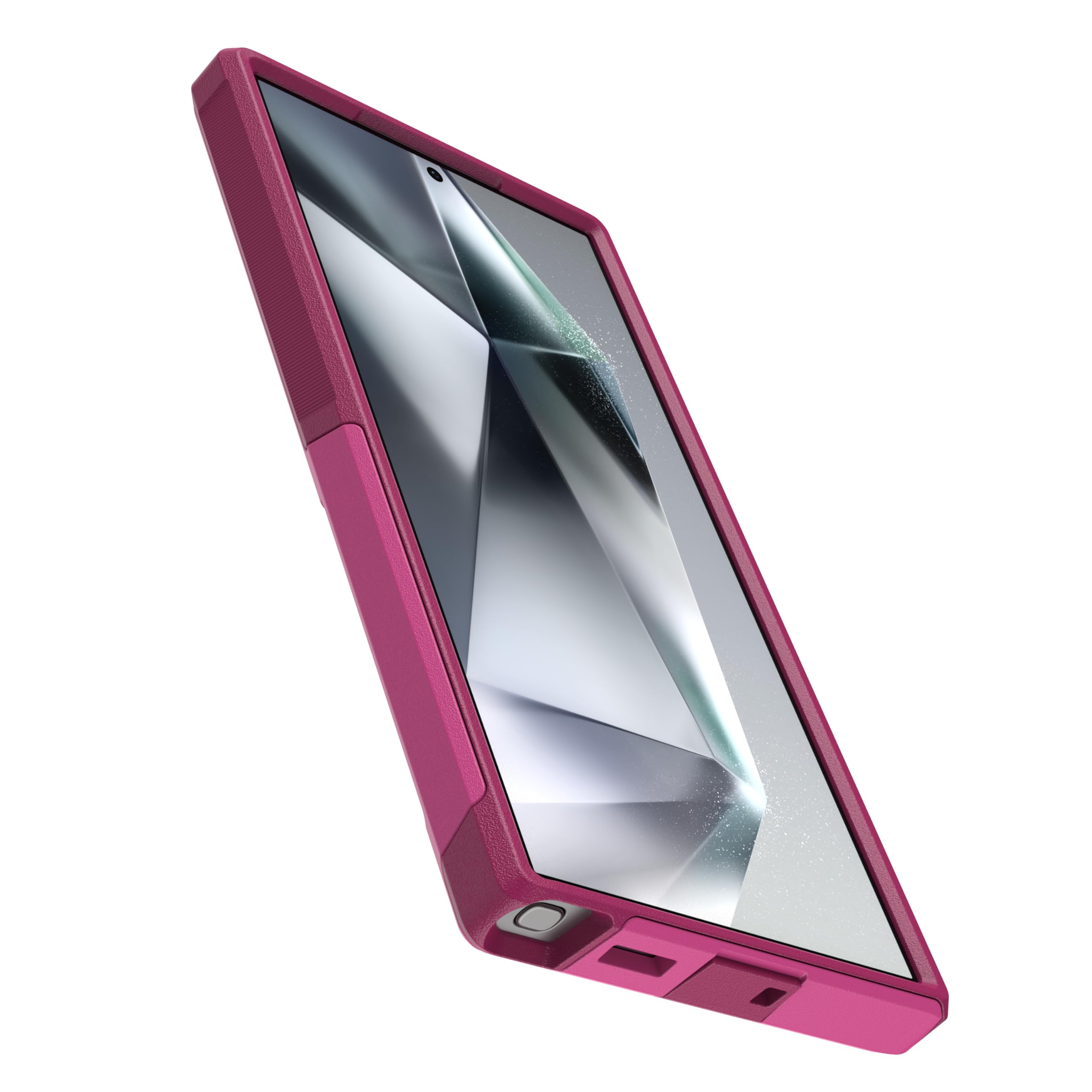 OtterBox Commuter Series Coque Fine et résistante pour Samsung Galaxy S24 Ultra Rose Fuchsia
