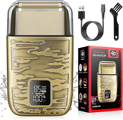 Afeitadoras eléctricas para hombres, maquinilla de afeitar eléctrica de 3 velocidades, afeitadoras de cabeza para hombres calvos, recortadora de