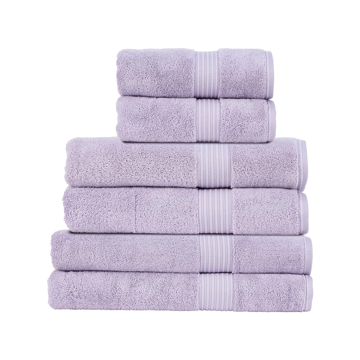 Christy Supreme Hygro 2 Hand Towels Set | Blush Pink | 100% Luxury Supima Cotton | Ultra Soft | Super Absorbent | 650GSM | Plush and Long Lasting — view 142