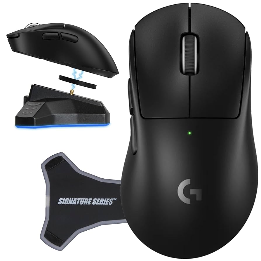 Logitech PRO X SUPERLIGHT 2 ブラック 本体 Logitech G PRO X SUPERLIGHT 2 4K Wireless Gaming Mouse
