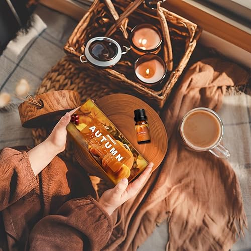 Miniatura 7 de Juego de aceites aromáticos de otoño, aceites esenciales de otoño de ARVIDSSON para difusor y fabricación de velas, especias de calabaza, canela,