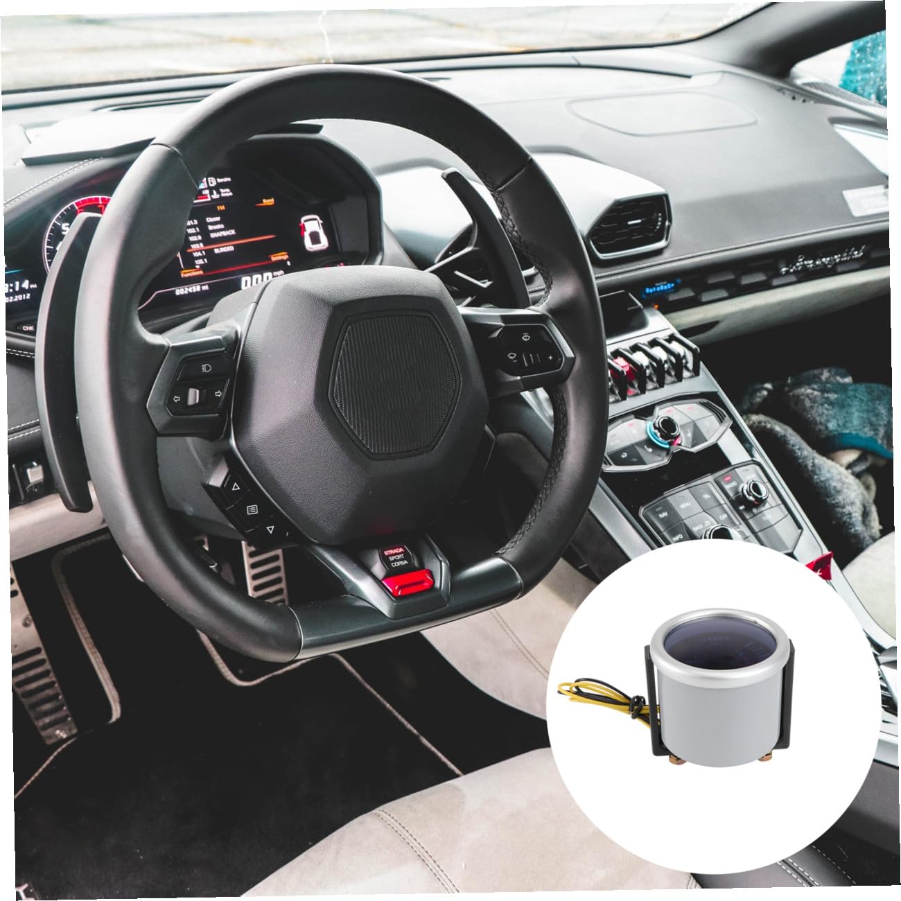 Automotive Oil Water Temperature Gauge Mechanical Pressure for Cars Design Easy Installation Compatible All Vehicles