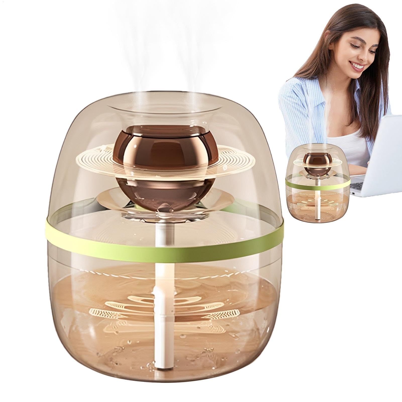 Humidificateur chambre enfant diffuseur double buse 2L silencieux pour maison et voiture