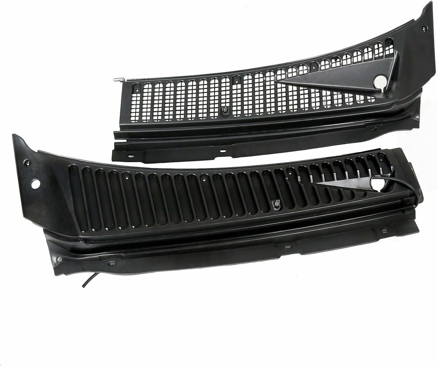 Windshield Wiper Cowl Cover Panel Compatible with 1999-2007 Ford F250 F350 F450 F550 Super Duty & 2000-2005 Excursion Replacement for 3C3Z-25022A68-AAA 4C3Z-25022A69-AAA