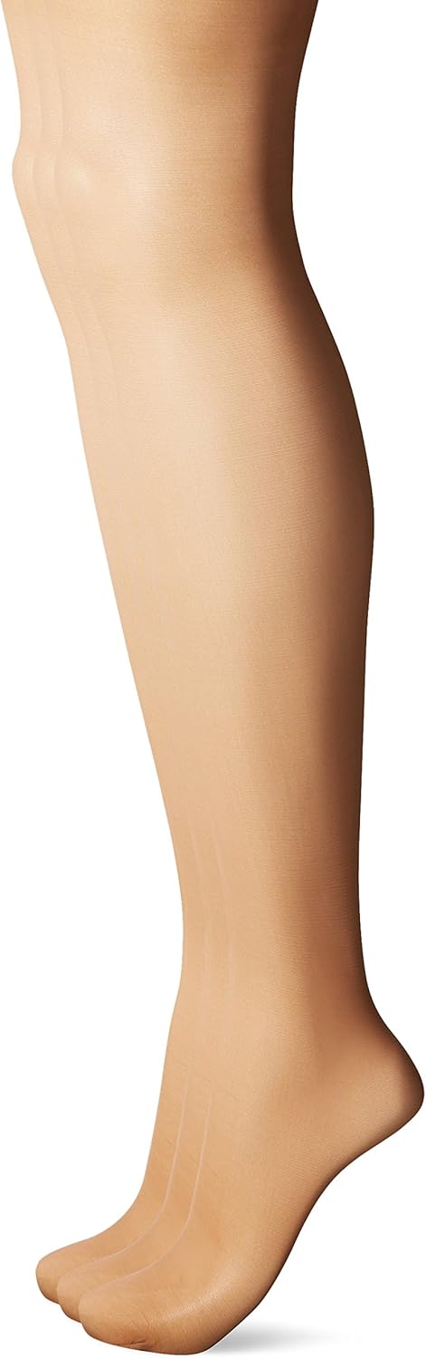 L'eggs Women's Energy 3 Pack Control Top Sheer Toe Panty Hose at  Women’s Clothing store