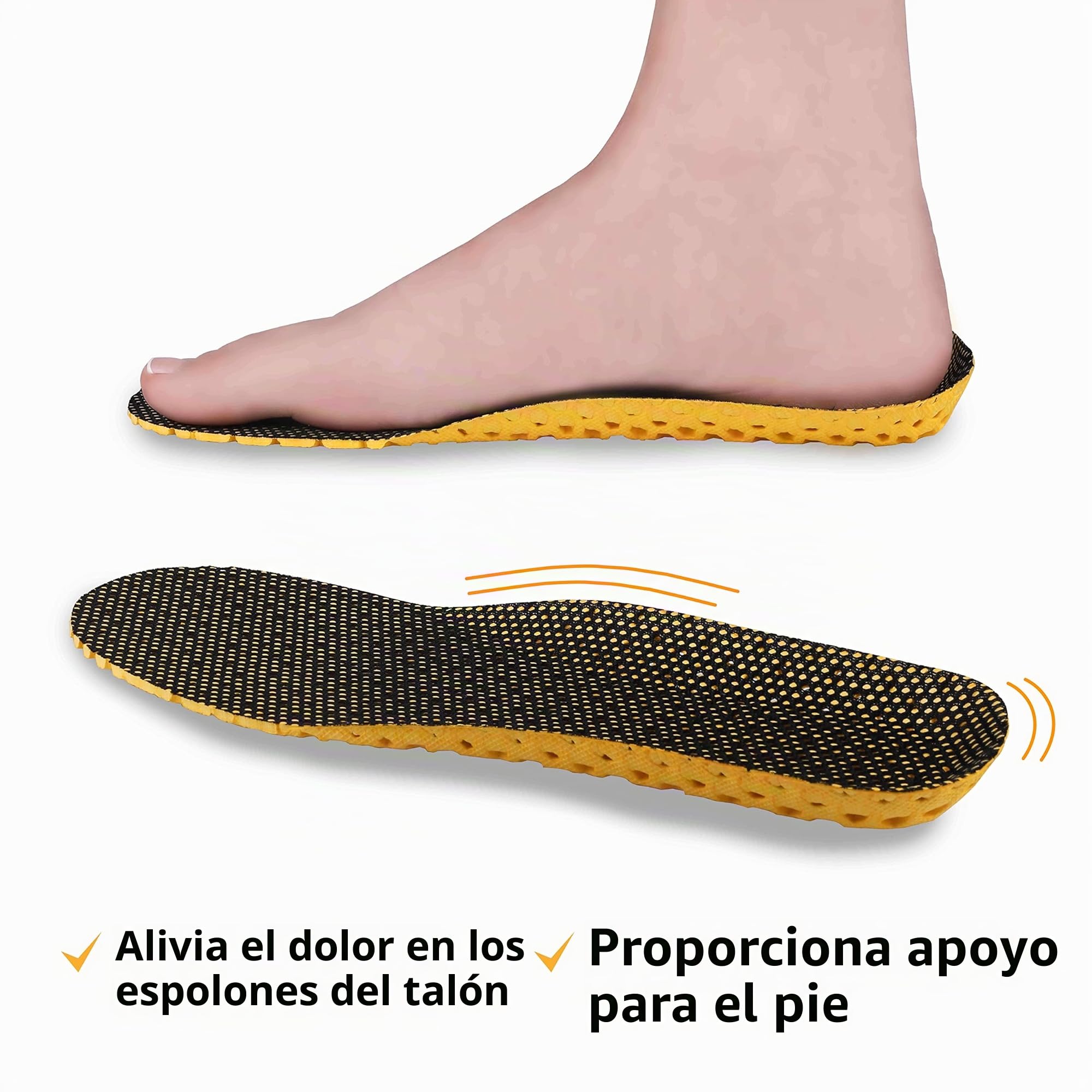 SULPO Plantillas Deportivas Amortiguación Adicional 3 Pares Talla 41-46