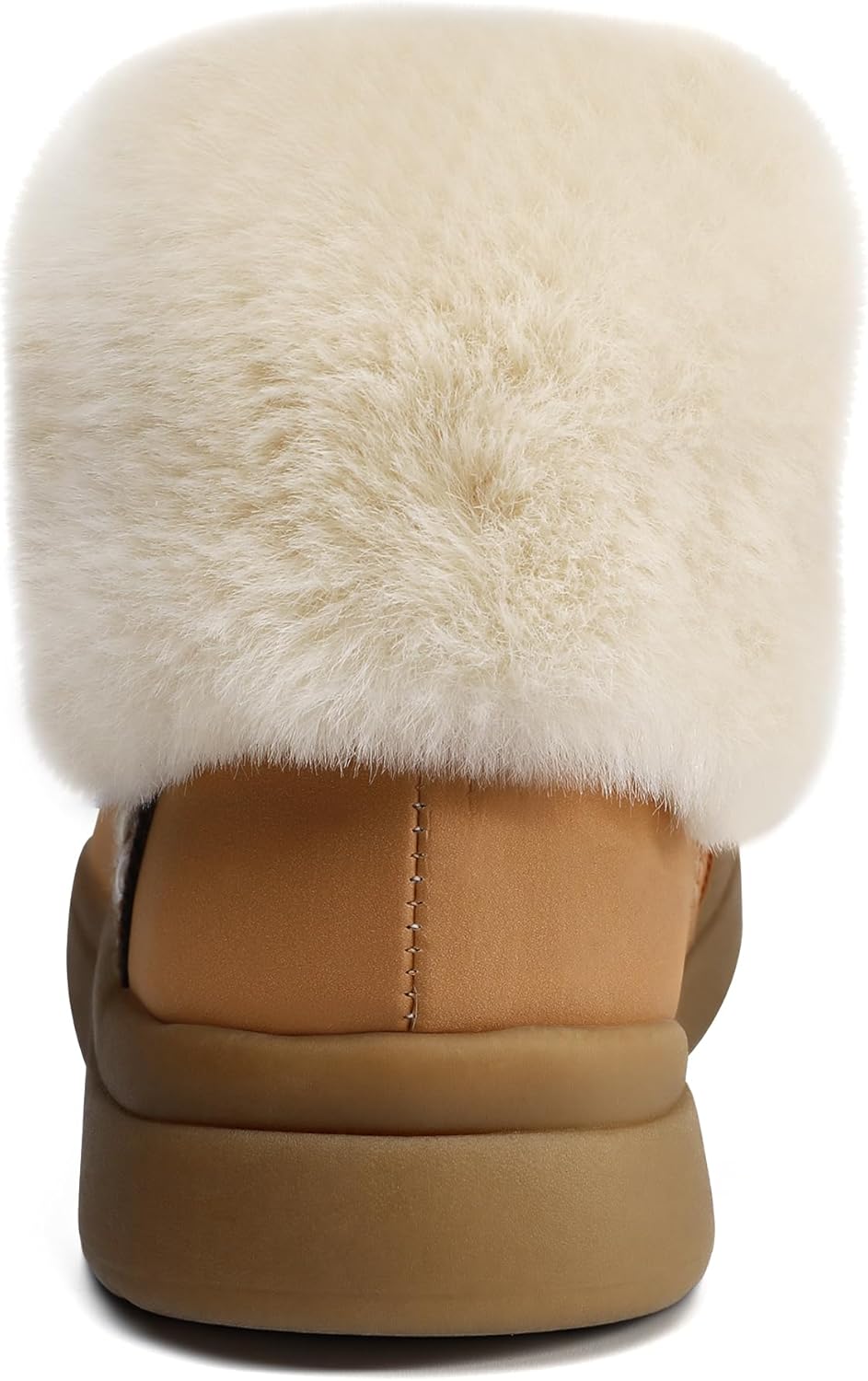 Bigwow Girls Warm Snow Boots Winter Ankle Boots Fuzzy Plush Non-Slip Sole for Toddler Kids - Image 4