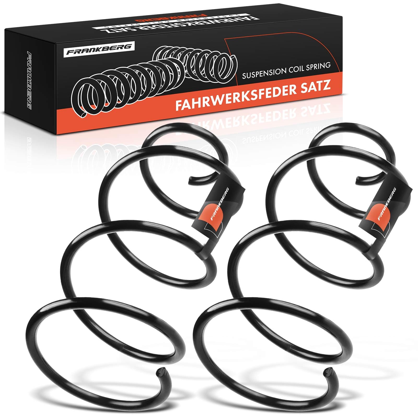 Frankberg 2 muelles de suspensión para eje delantero 98612401 | Compatible con: Seicento/600 187