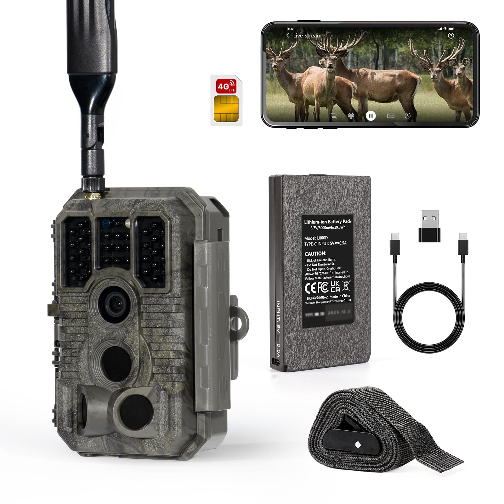 洋楽 G-Rap Kam Amazon.com: GardePro X60 Pro Max Cellular Trail Camera (Non‑WiFi