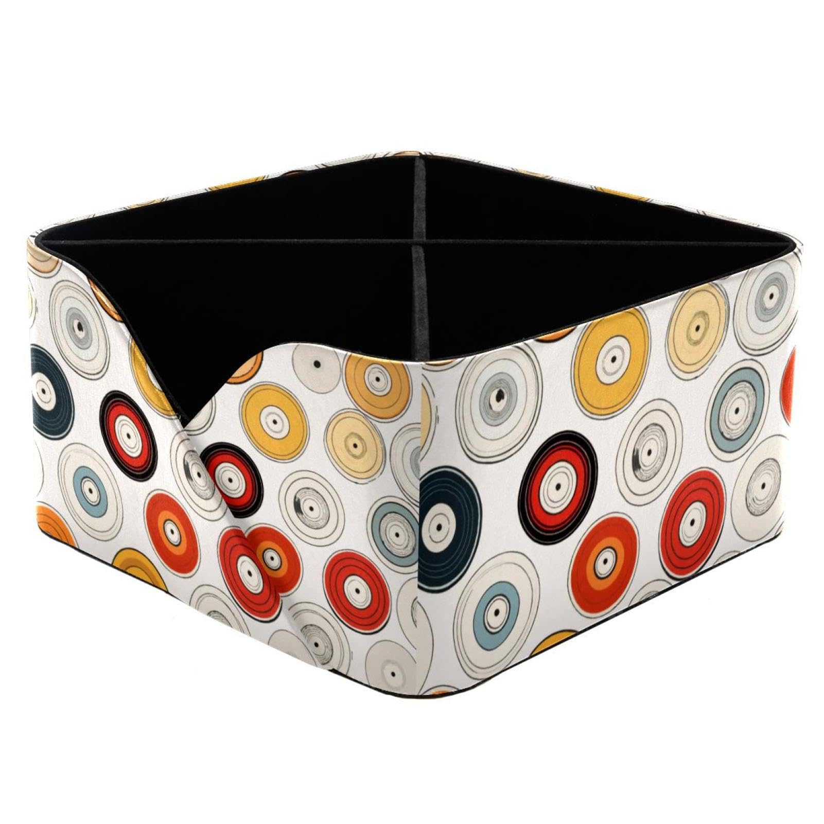 Organiseur rectangulaire à disques pour ranger vos cosmétiques et outils scolaires