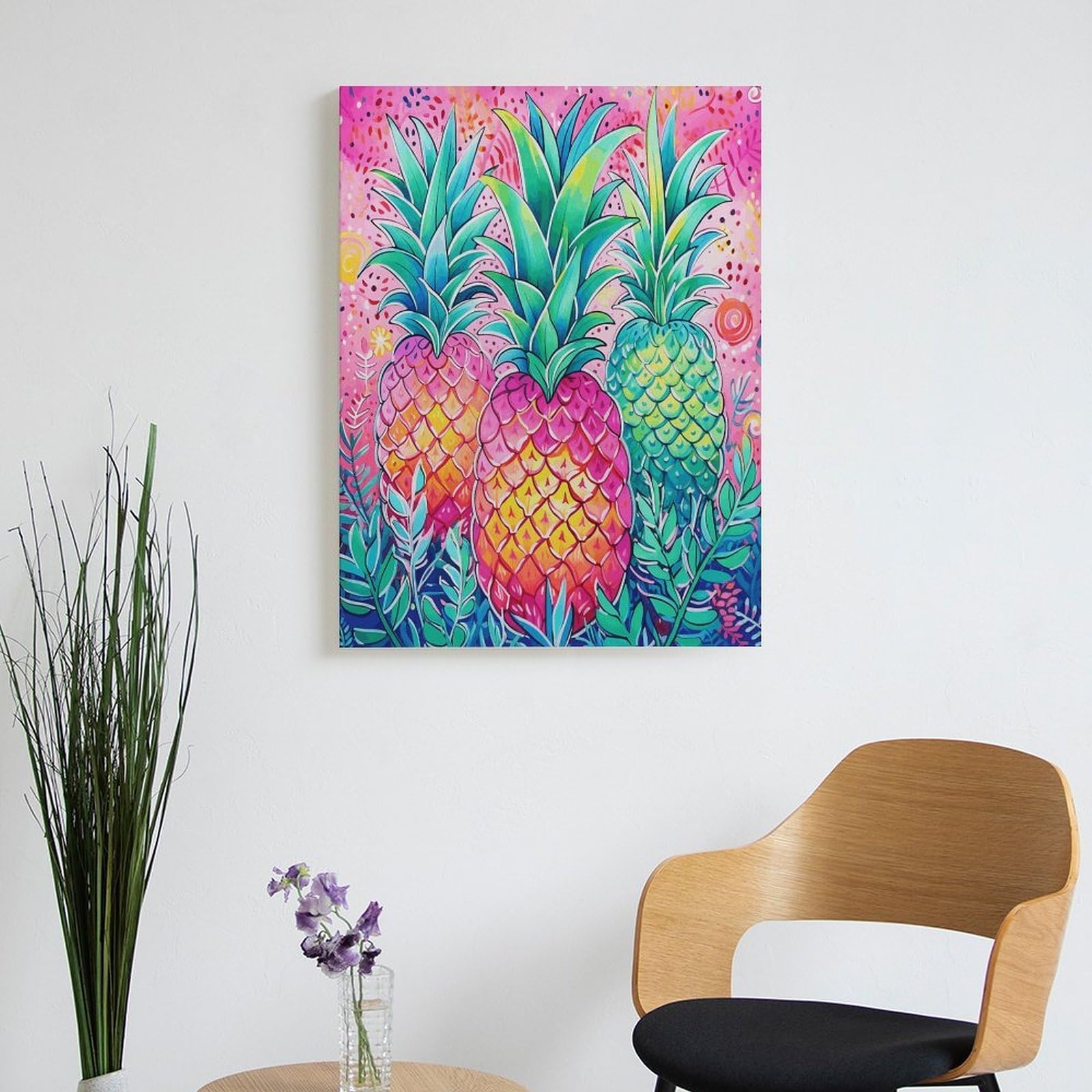 LPAGBCNU Malen nach Zahlen für Erwachsene, Anfänger, Erwachsene, Malen-nach-Zahlen-Kits auf Leinwand, Acryl-Ölfarben, Gemälde mit Pinseln, für Geschenk, Wanddekoration