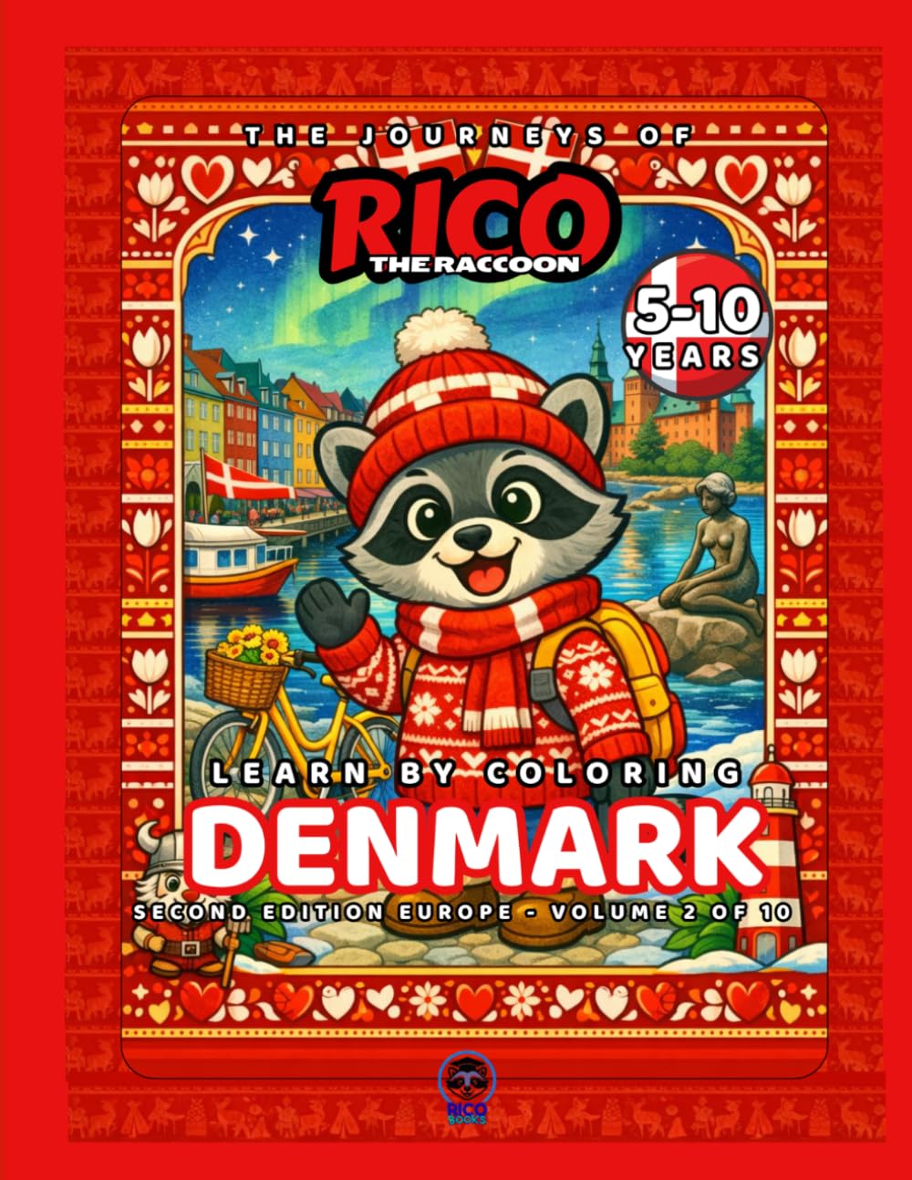 The Journeys of Rico the Raccoon – Denmark | Hygge, Castles & Coloring Fun