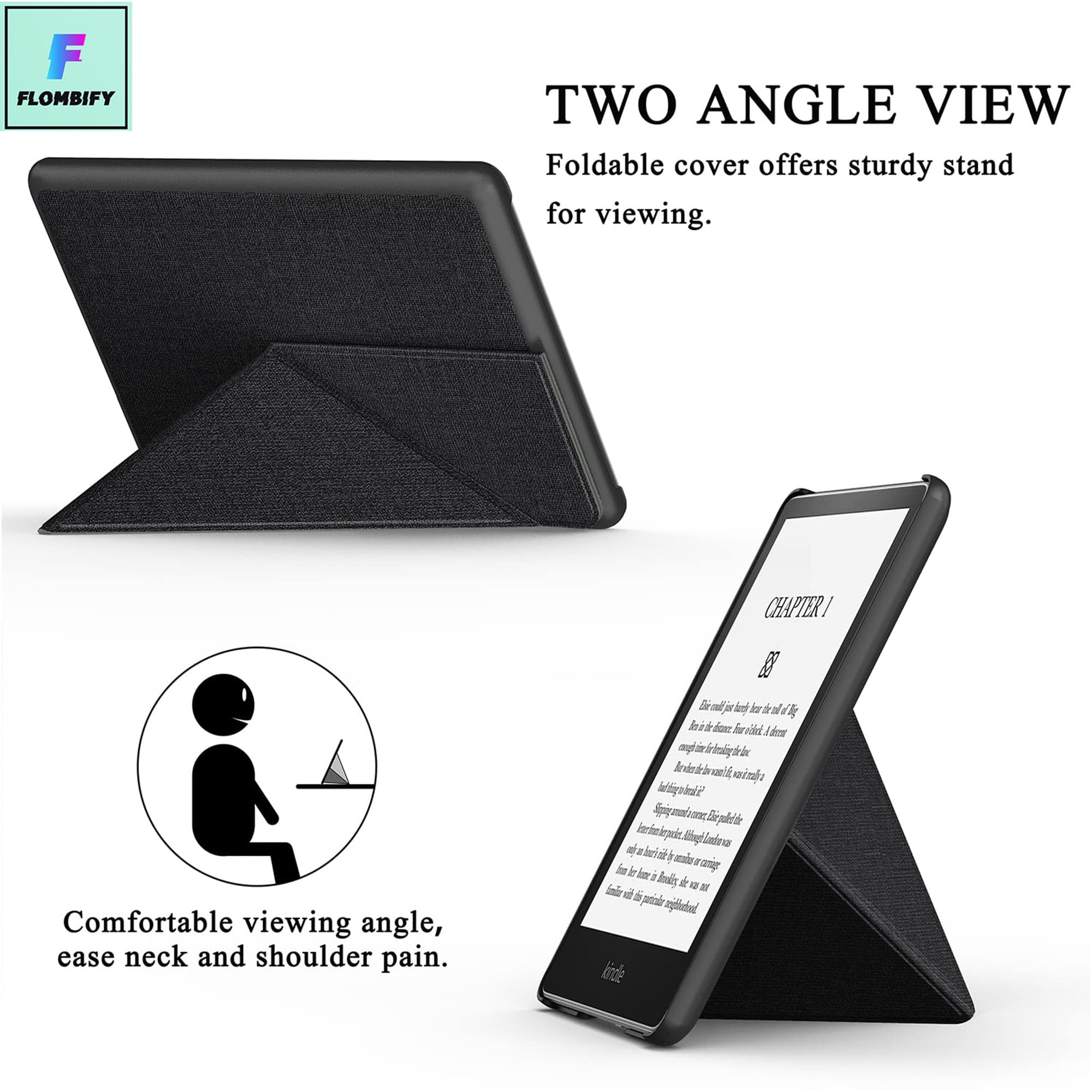 EA16 Magnetic Flip Cover Case with Stand for Amazon Kindle