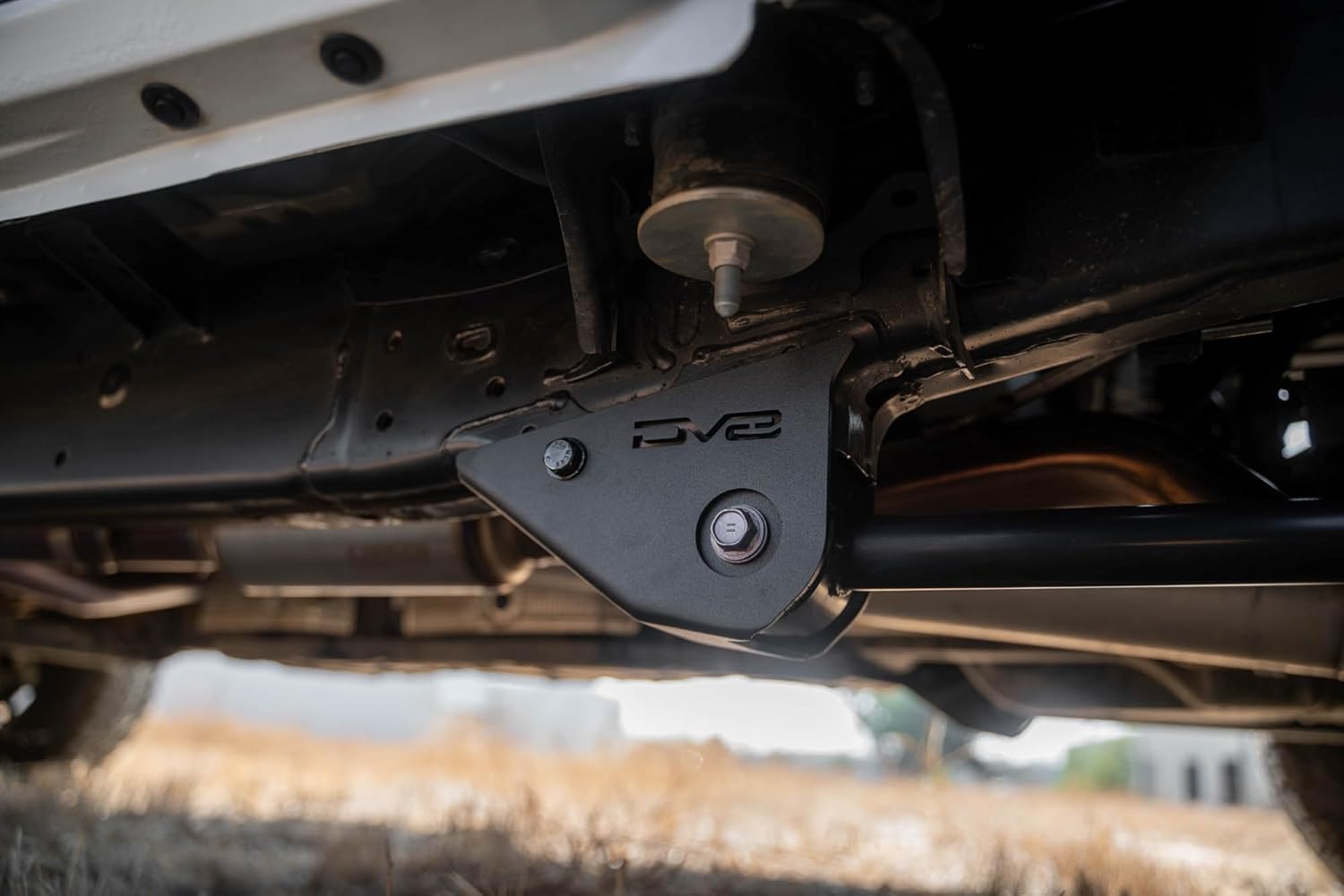 DV8 Offroad Trailing Arm Skid Plates for 2024 Toyota Tacoma | Protects the Vulnerable Trailing Arm Mounts | Helps Prevent Your Truck from Catching on Obstacles | 5mm Steel | Fully Bolt-On Installation