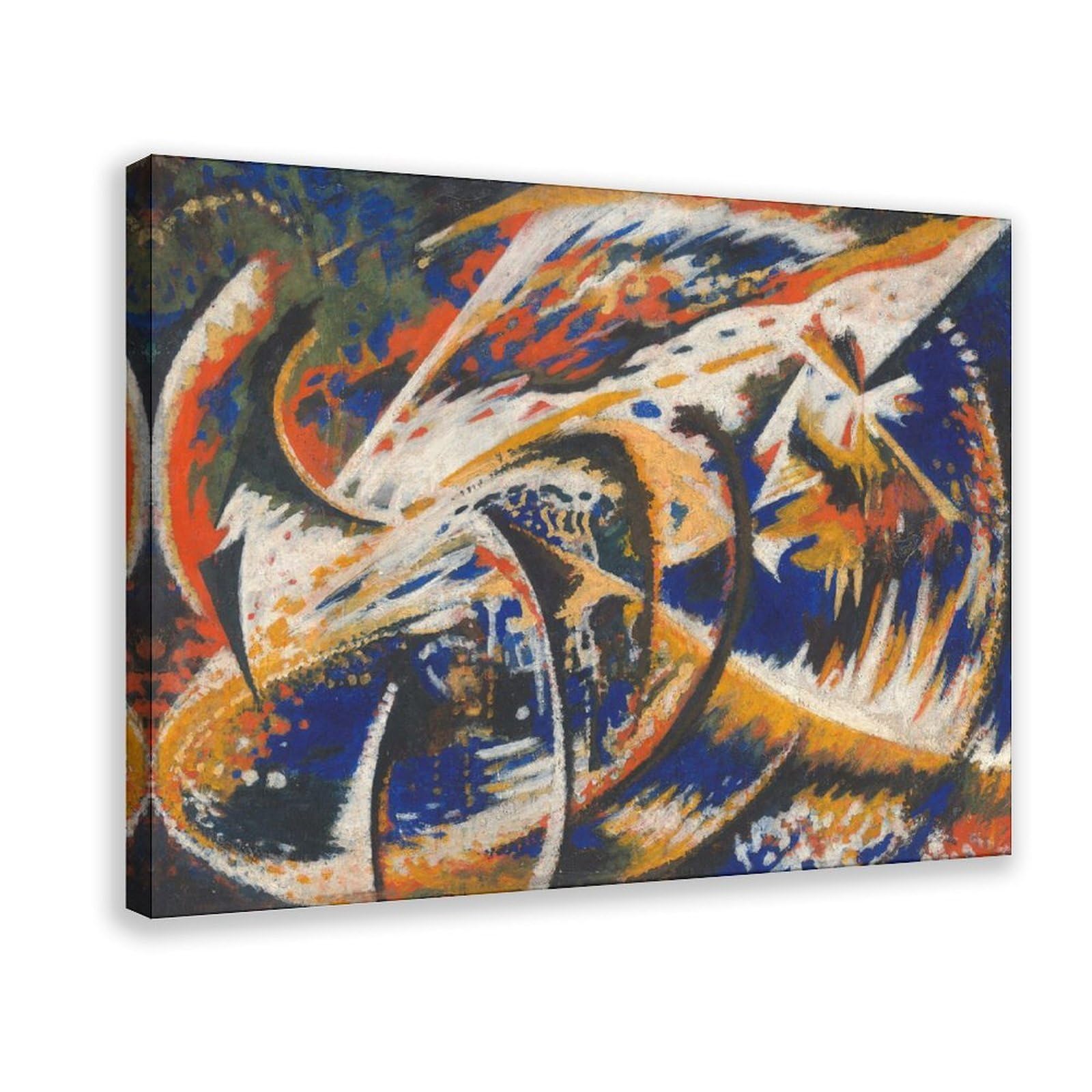 DFJyjFGJJ Jules Schmalzigaug,Speed,Abstract Wall Art Wall Decoration Poster Family Bar Restaurant Garage Cafe Art Sign Gift 24" L X 36" W