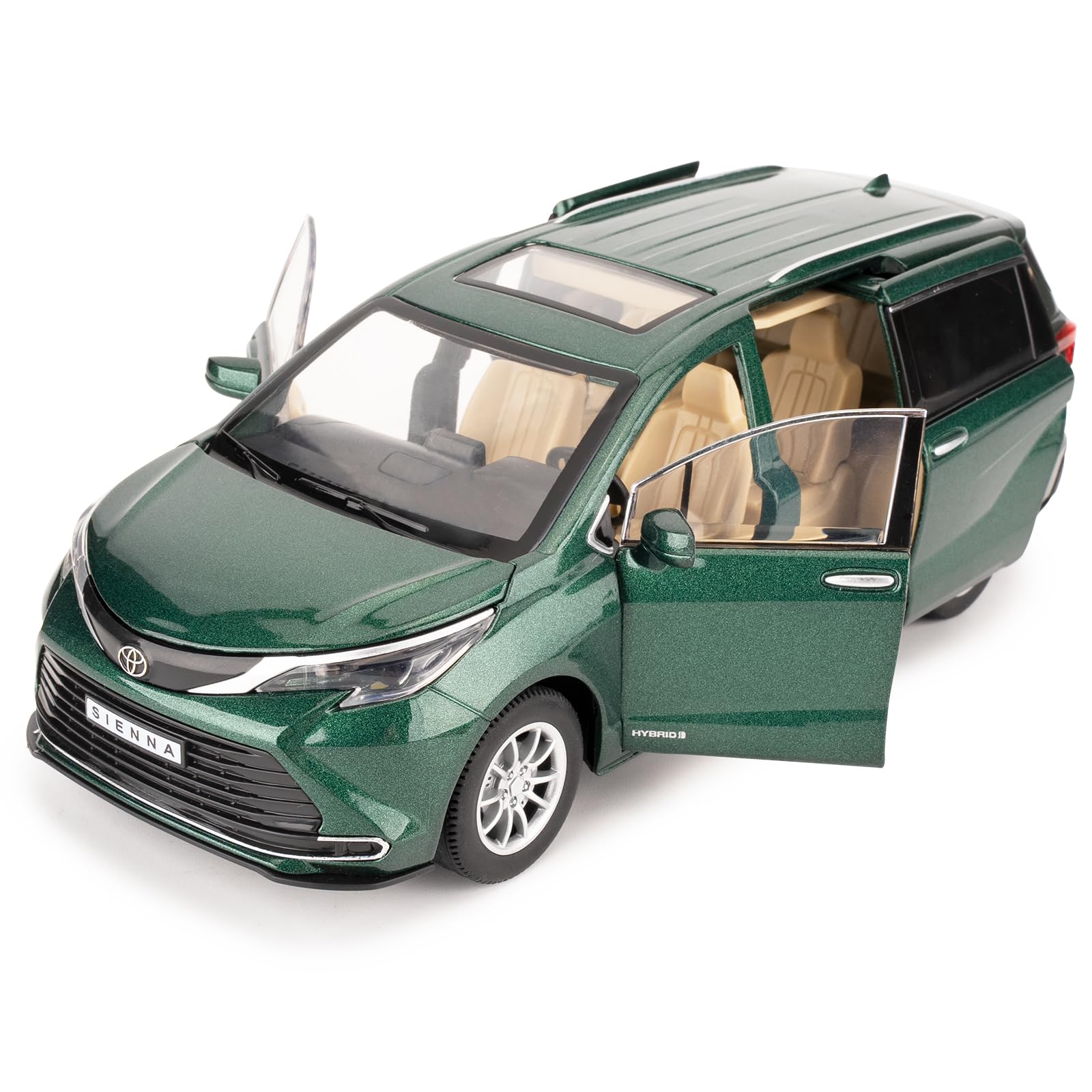 Amazon.com: BDTCTK 1:24 Compatible for Sienna MPV Car Model, Pull