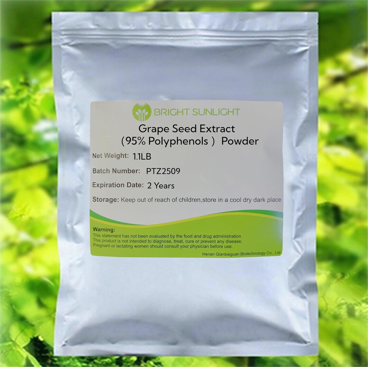 Grape Seed Extract（95% Polyphenols ） Powder 1.1LB