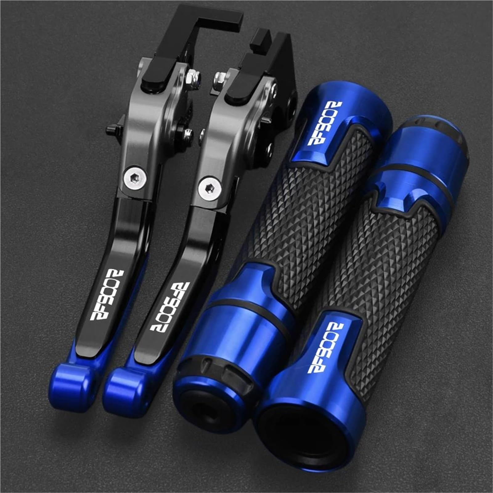 GQUIKGW Replace Pivot Clutch Levers Control Handles Motorcycle Parts Brake Lever Adjustable for Suzuki RF900R RF 900R RF900 R 1994-1997(Blue 4)
