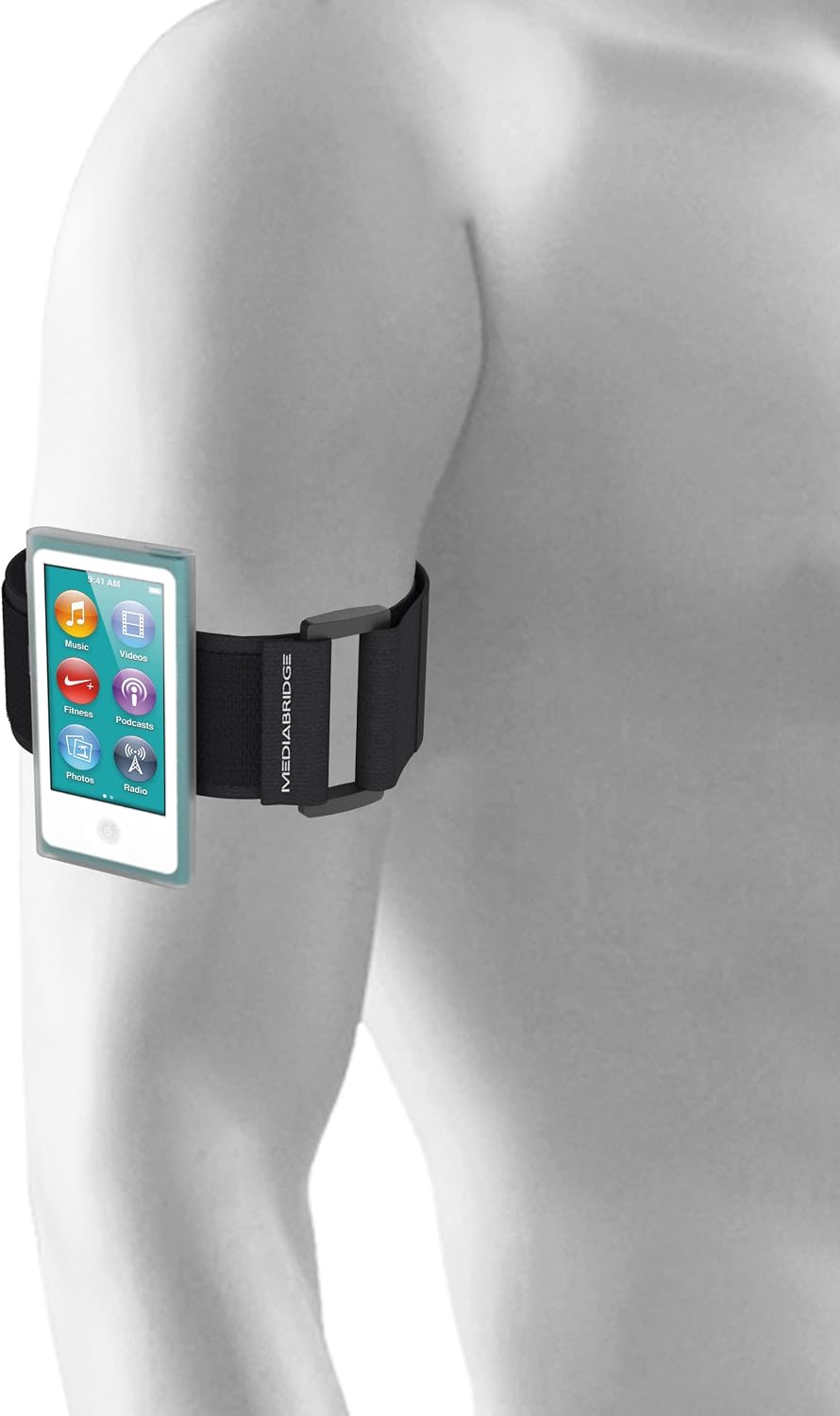 Mediabridge™ Armband for iPod Nano - 7th Generation / 8th Generation (Clear) - Model AB1 (Part# AB1-IPN7-CLEAR)